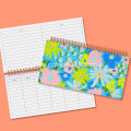 Hardcover Spiral Customizable Desktop Weekly Desk Planner